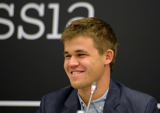 Chess. World Championship. Magnus Carlsen vs. Vishy Anand. Opening ceremony