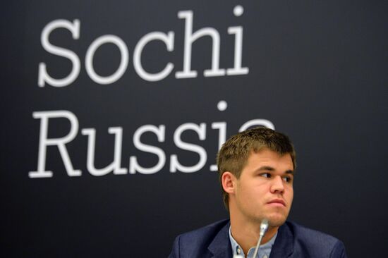 Chess. World Championship. Magnus Carlsen vs. Vishy Anand. Opening ceremony