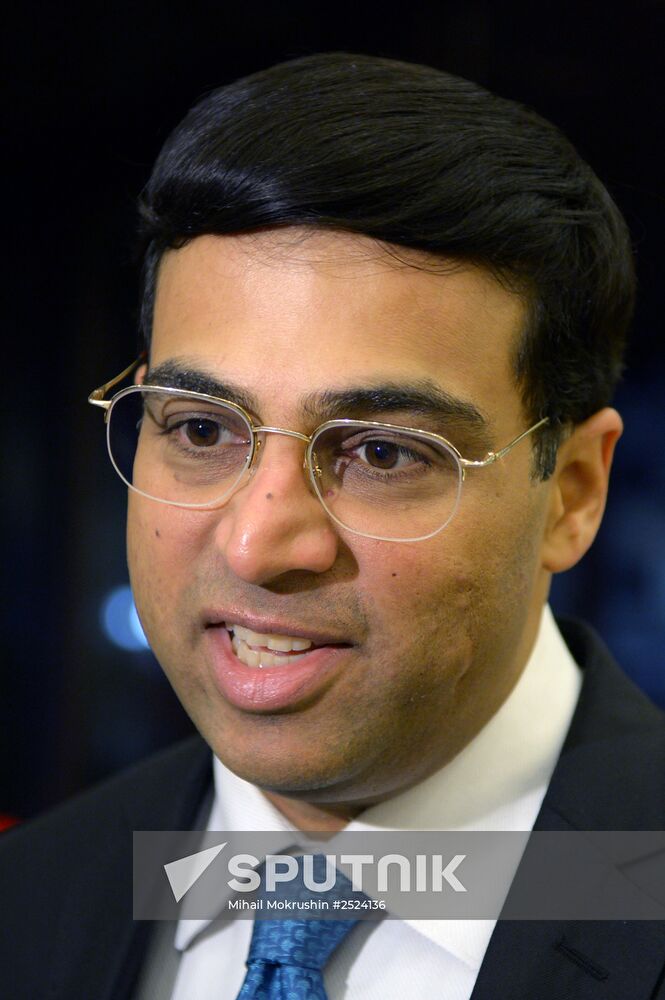 Chess. World Championship. Magnus Carlsen vs. Vishy Anand. Opening ceremony