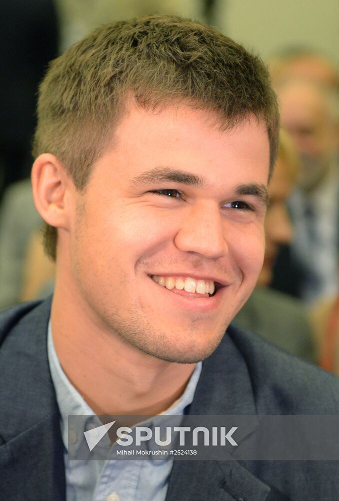 Chess. World Championship. Magnus Carlsen vs. Vishy Anand. Opening ceremony