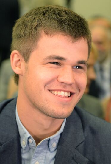 Chess. World Championship. Magnus Carlsen vs. Vishy Anand. Opening ceremony