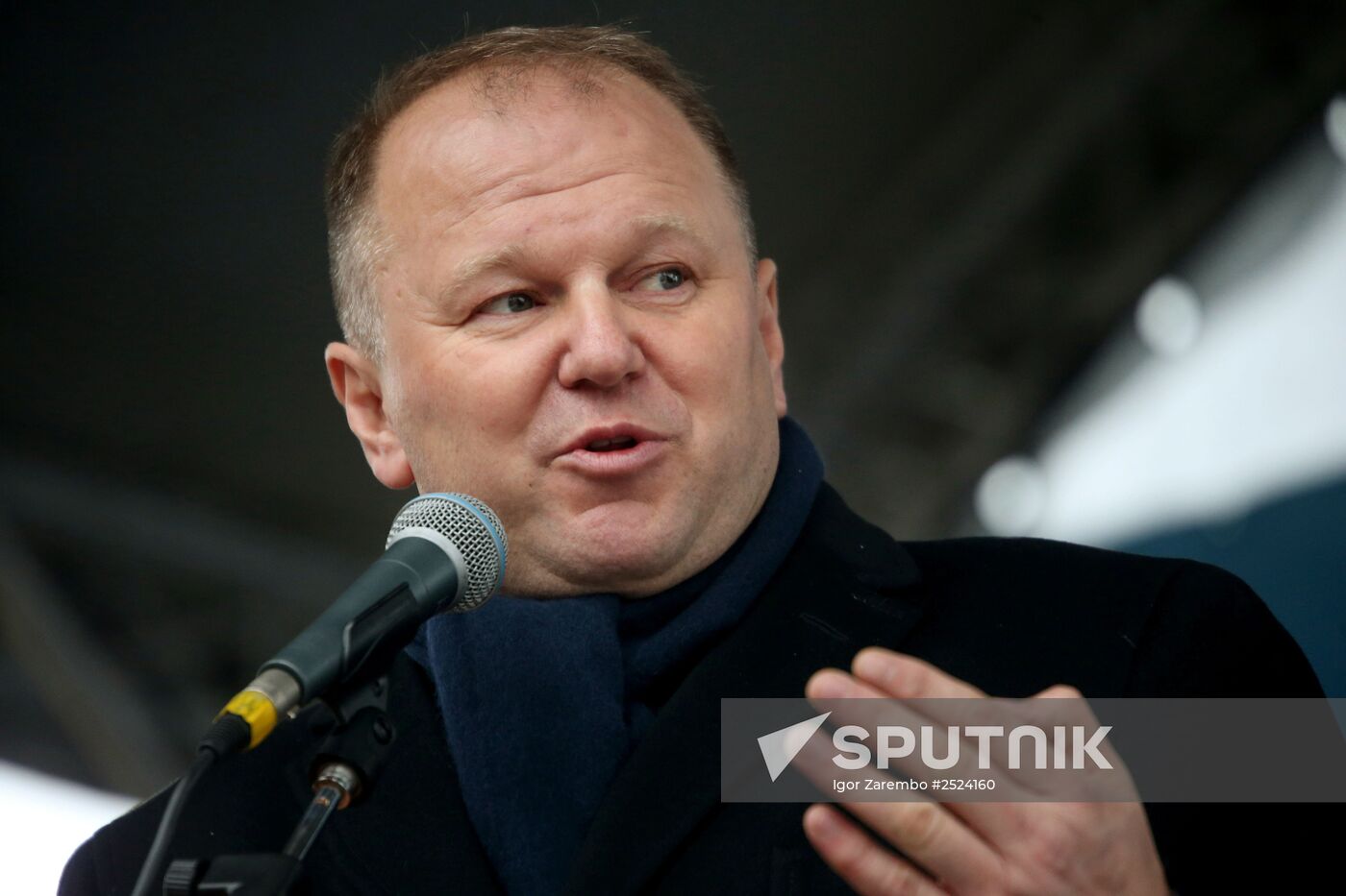 Launch of guard ship 'Admiral Essen' in Kaliningrad