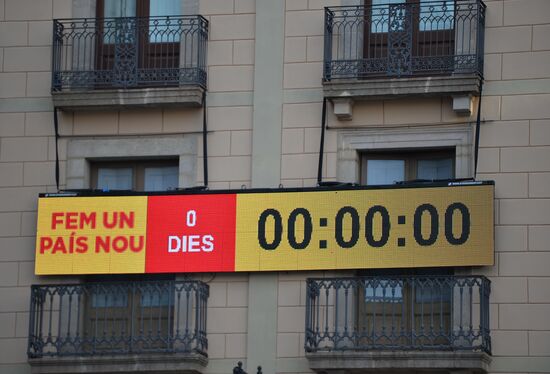 Catalonia's unofficial independence referendum