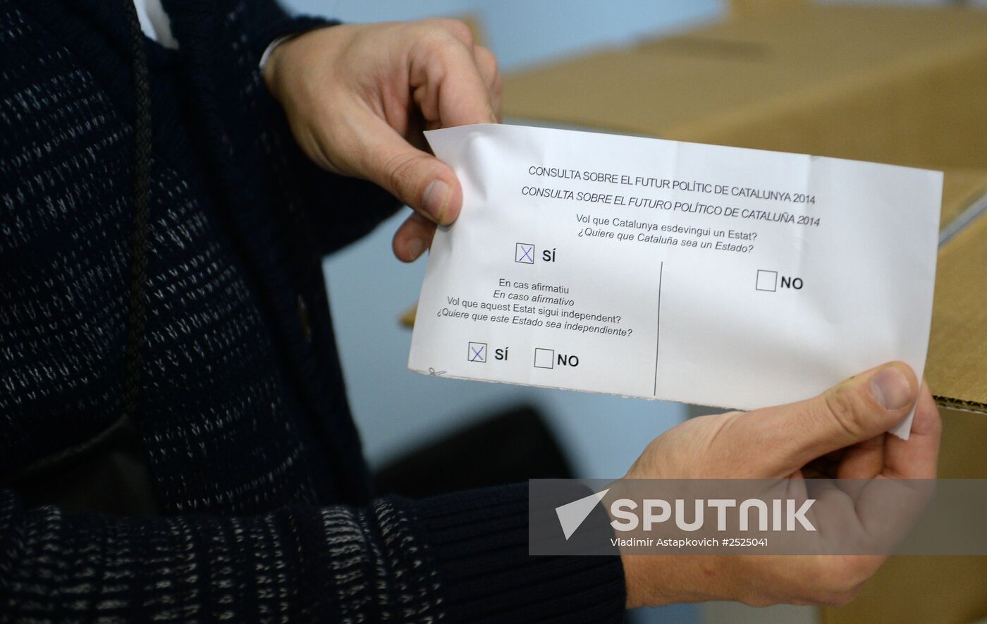 Catalonia's unofficial independence referendum
