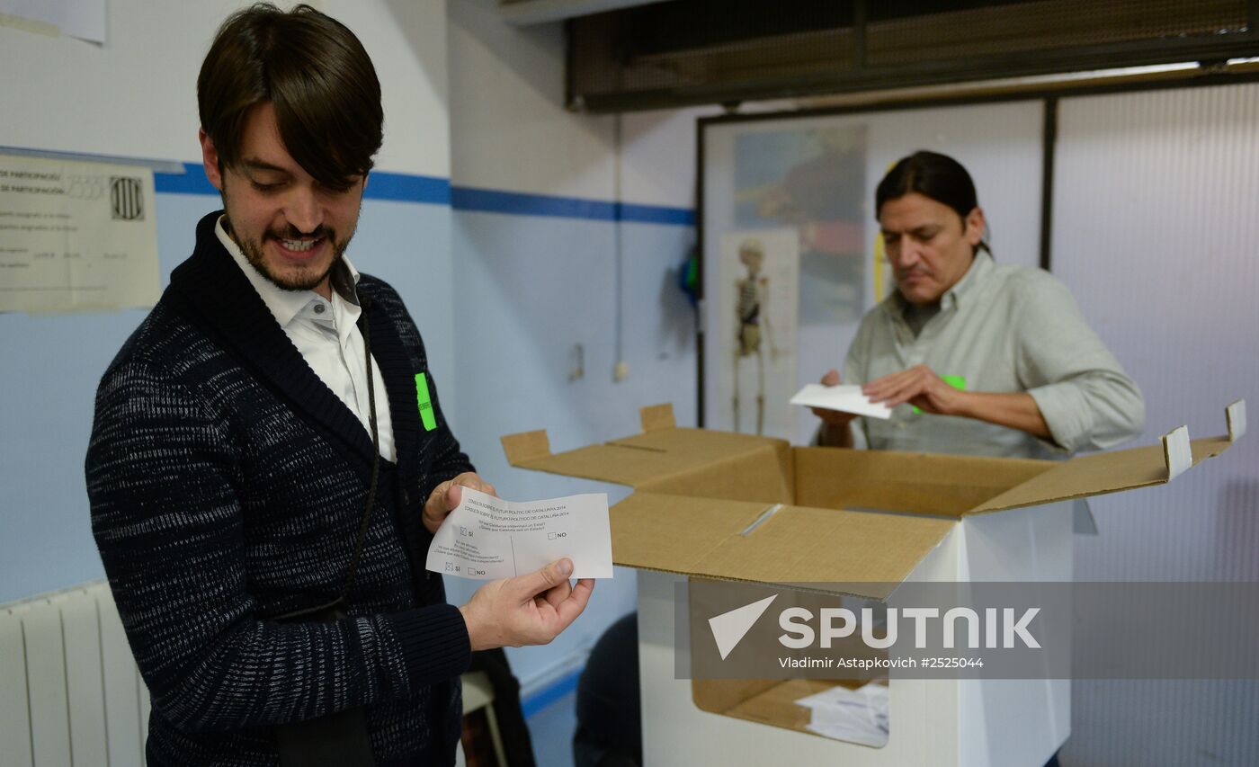 Catalonia's unofficial independence referendum