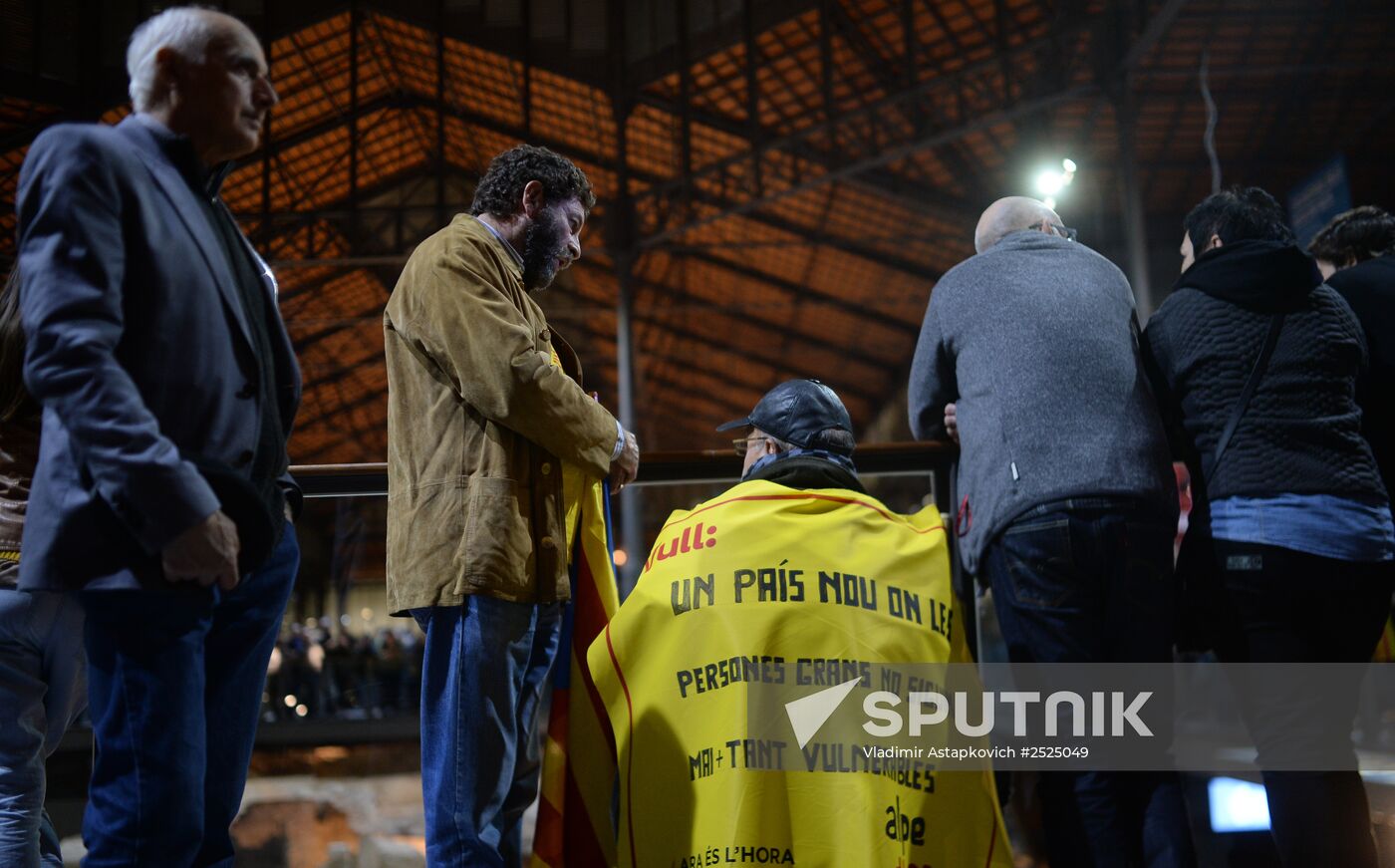 Catalonia's unofficial independence referendum