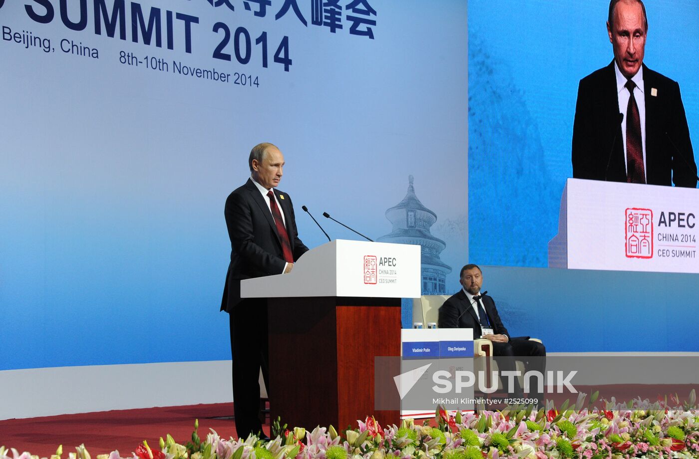 Vladimir Putin at APEC summit