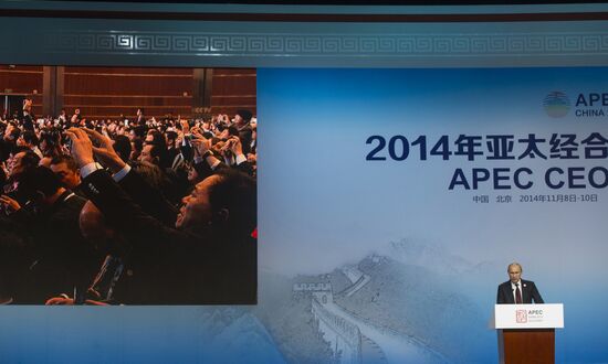 Vladimir Putin at APEC summit