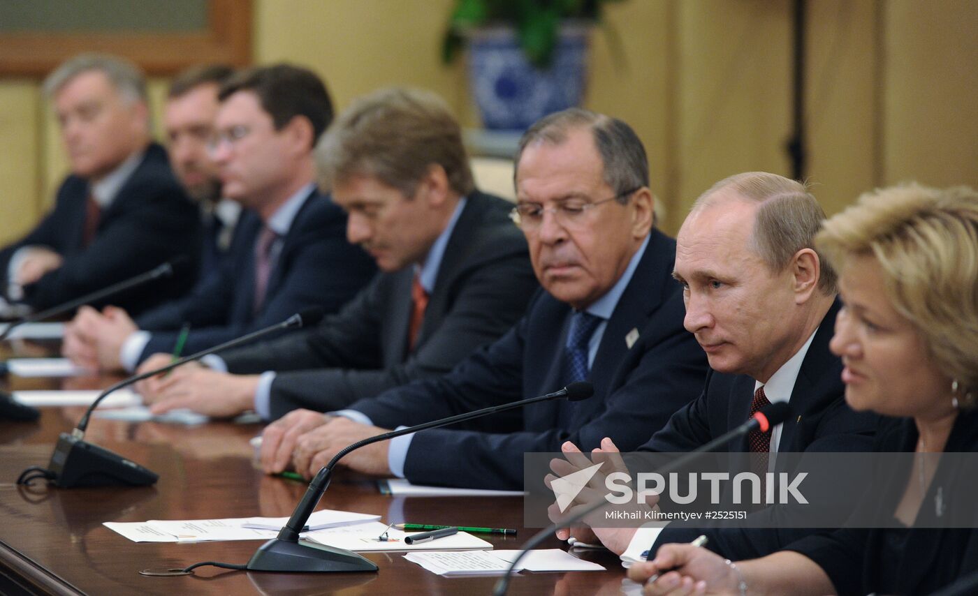 Vladimir Putin at APEC summit