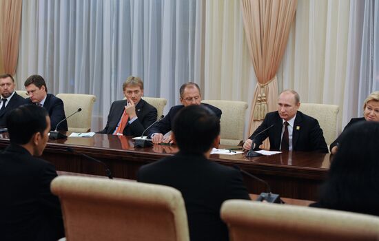 Vladimir Putin at APEC summit