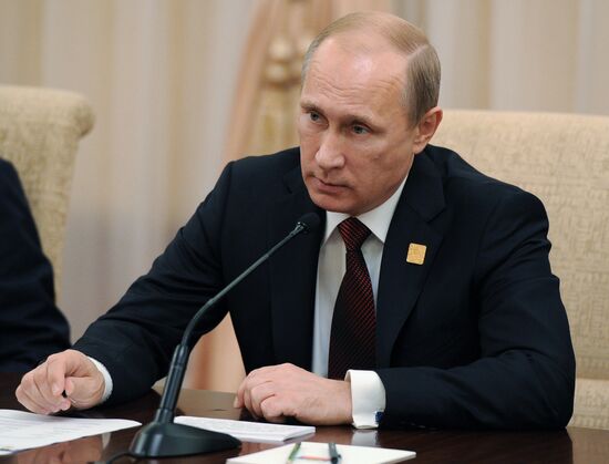 Vladimir Putin at APEC summit