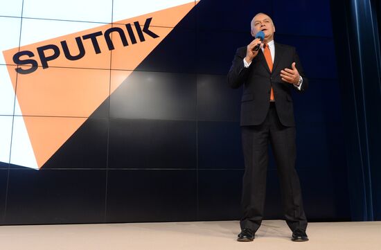 Presentation of the major international news brand, Sputnik