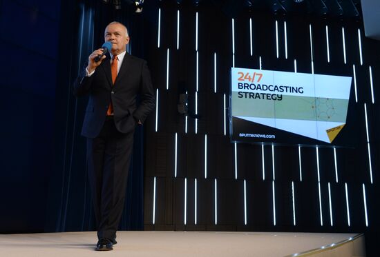 Presentation of the major international news brand, Sputnik