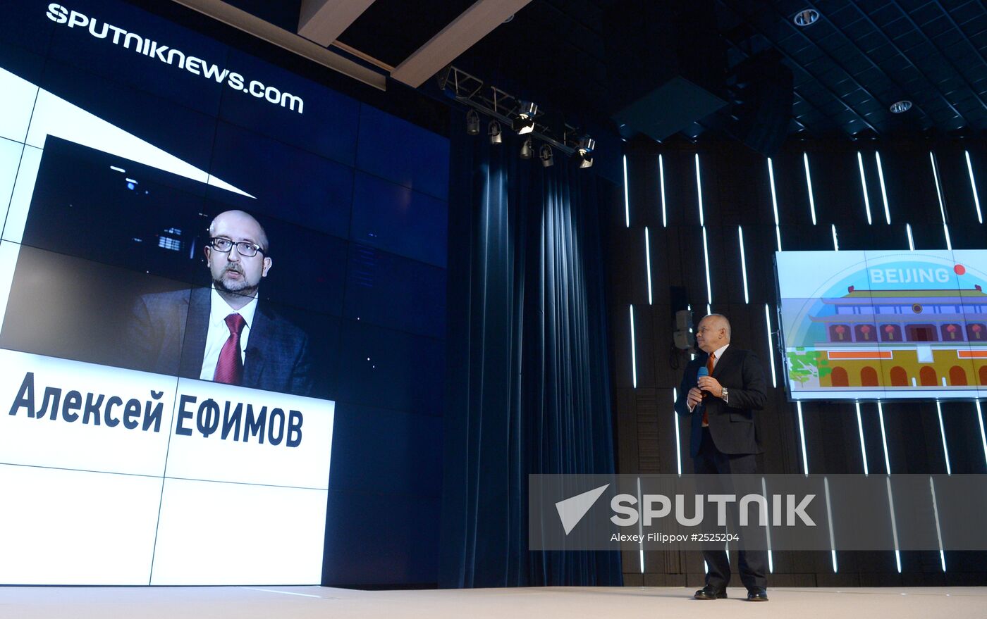 Presentation of the major international news brand, Sputnik