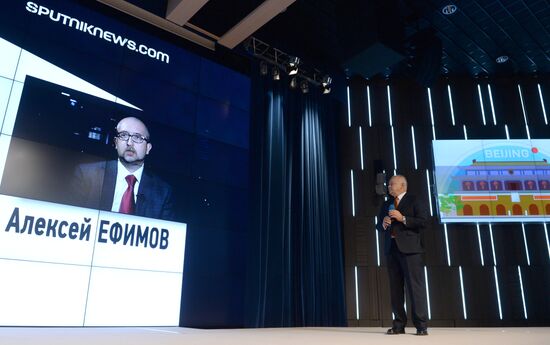 Presentation of the major international news brand, Sputnik