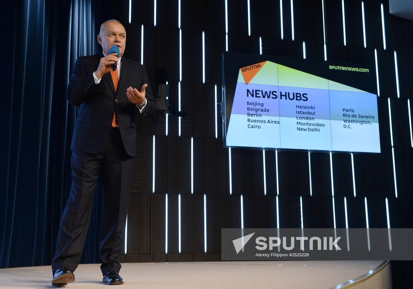 Presentation of the major international news brand, Sputnik