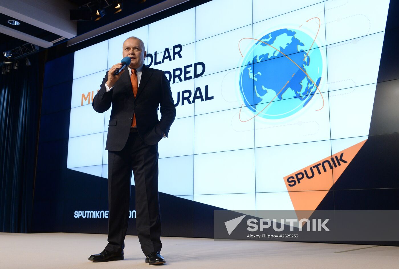 Presentation of the major international news brand, Sputnik