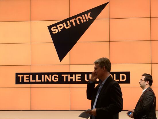 Presentation of the major international news brand, Sputnik