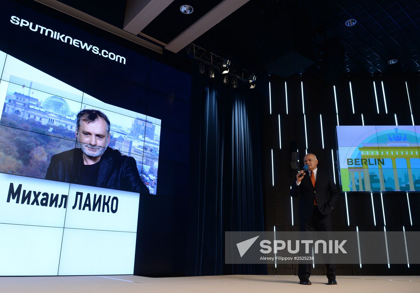 Presentation of the major international news brand, Sputnik
