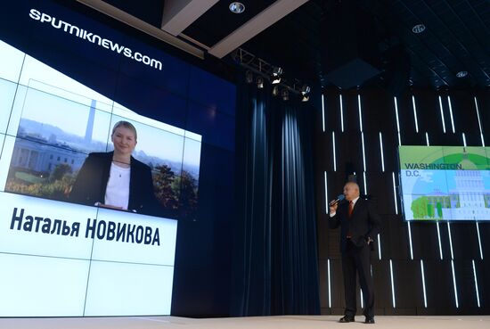 Presentation of the major international news brand, Sputnik