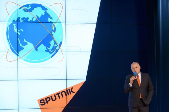 Presentation of the major international news brand, Sputnik