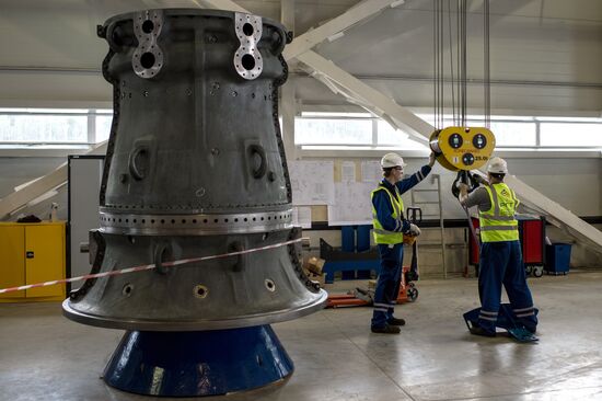 An unfinished gas turbines plant of the Russian Gas Turbines Company in Rybinsk.