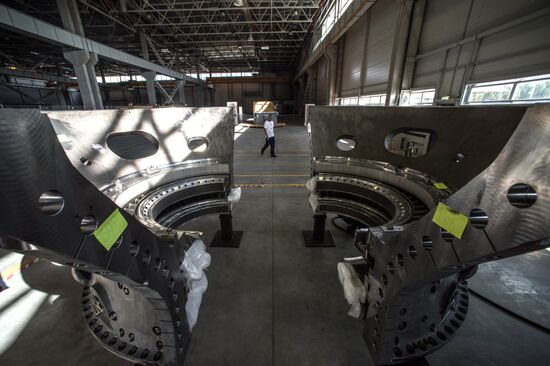 An unfinished gas turbines plant of the Russian Gas Turbines Company