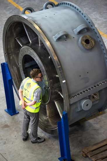 An unfinished gas turbines plant of the Russian Gas Turbines Company