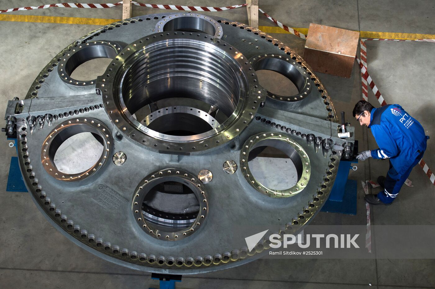 An unfinished gas turbines plant of the Russian Gas Turbines Company