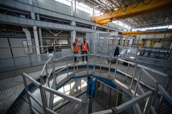 An unfinished gas turbines plant of the Russian Gas Turbines Company