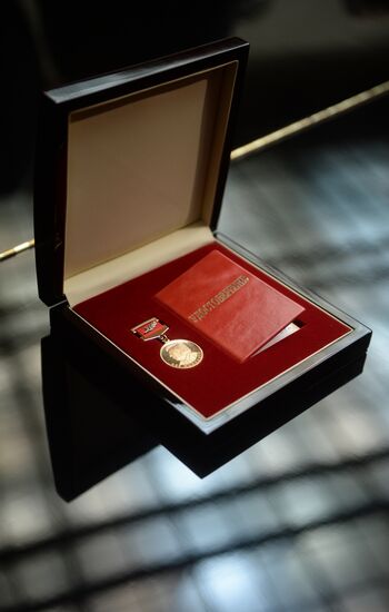 The Lev Nikolayev Gold Medal awards ceremony