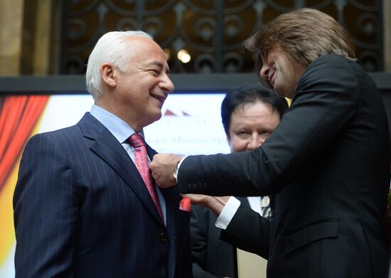 The Lev Nikolayev Gold Medal awards ceremony