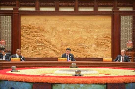 Vladimir Putin attends APEC summit