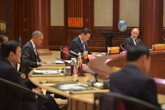 Vladimir Putin attends APEC summit