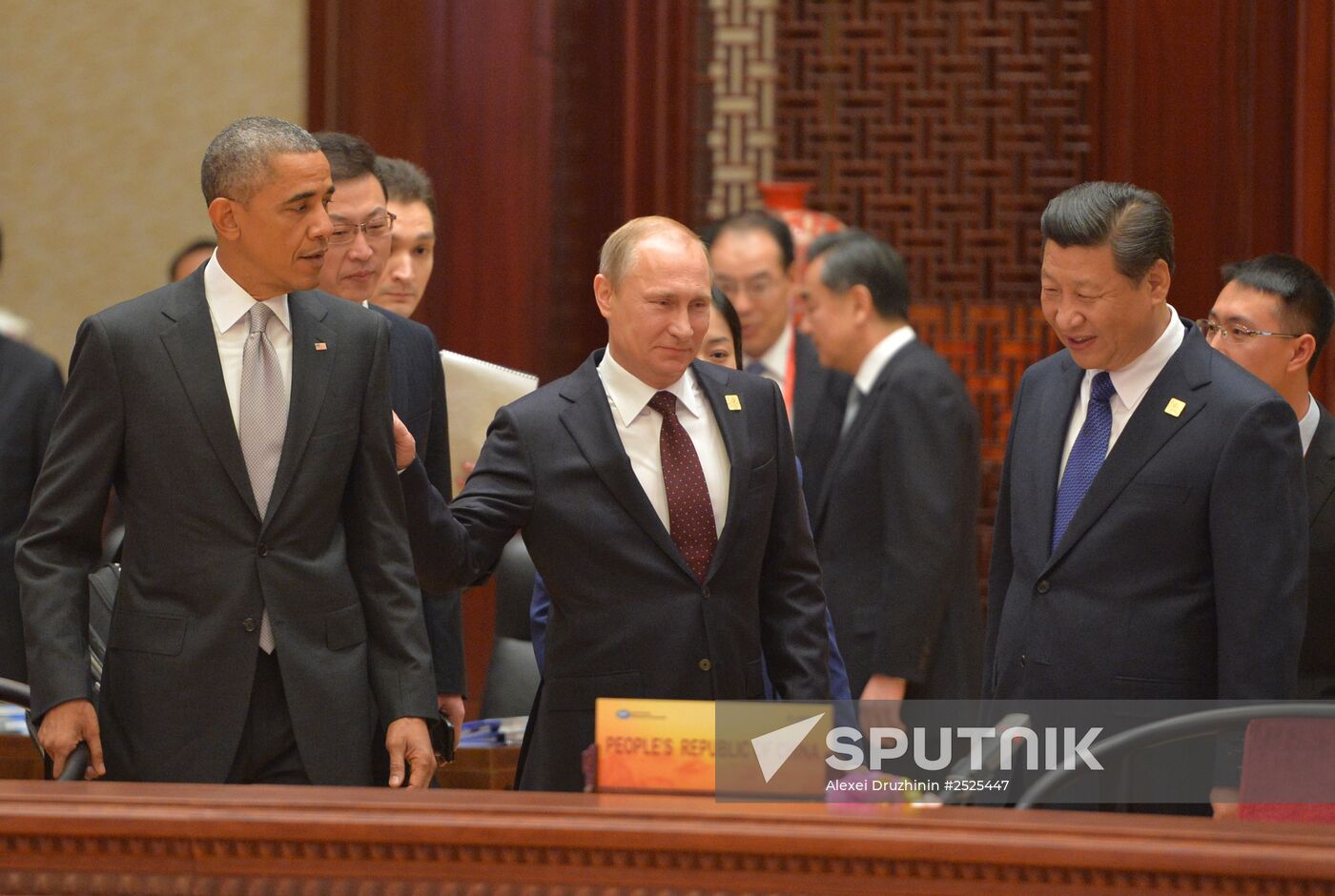 Vladimir Putin attends APEC summit