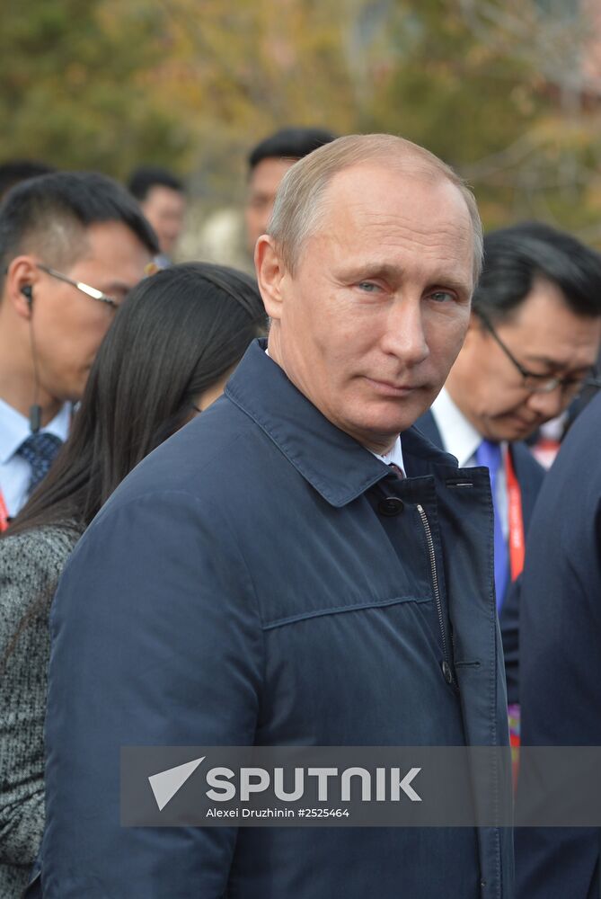 Vladimir Putin attends APEC summit