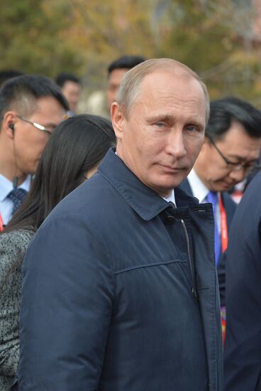 Vladimir Putin attends APEC summit