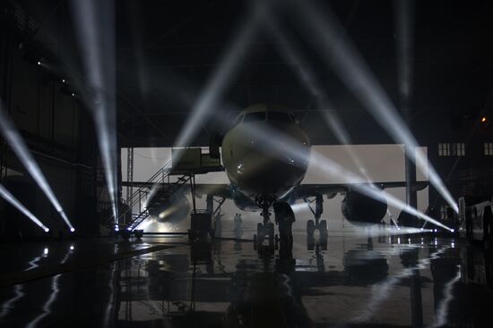 Presentation of new livery airplane for FC Zenit