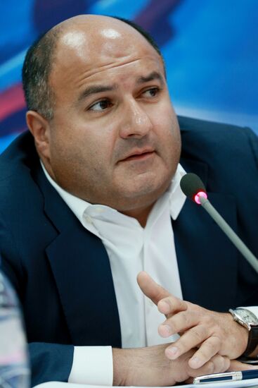 Briefing by Georgy Bejamov, President of the Russian Bobsleigh and Skeleton Federation, and Deputy Minister of Sports Yury Nagorny