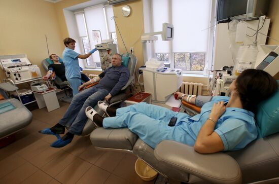 Station for blood transfusions in Kaliningrad