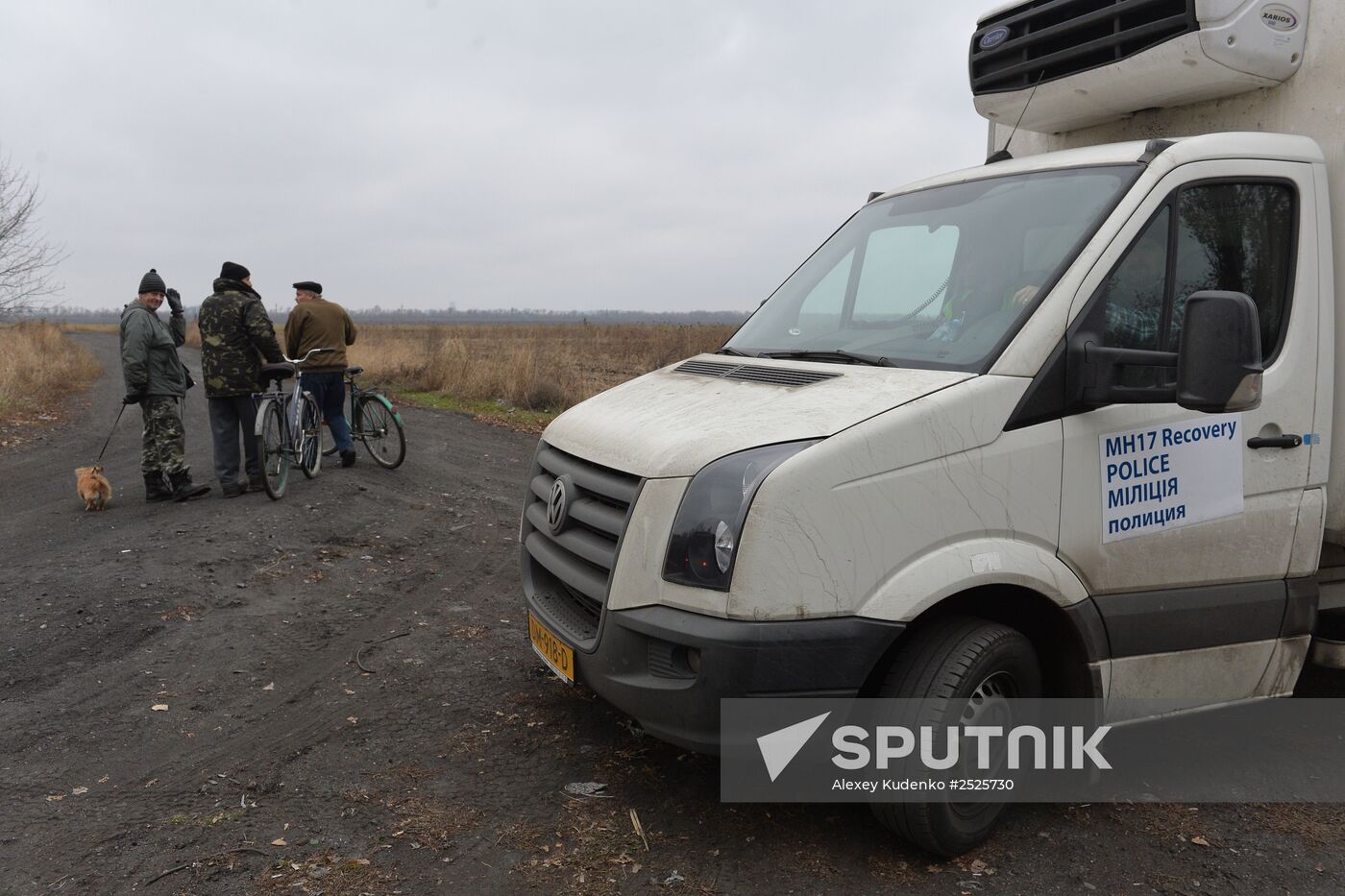Dutch experts work at Malaysia Airlines Flight MH17 crash site