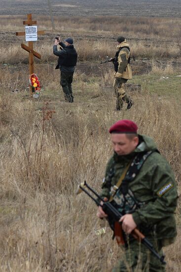 Dutch experts work at Malaysia Airlines Flight MH17 crash site