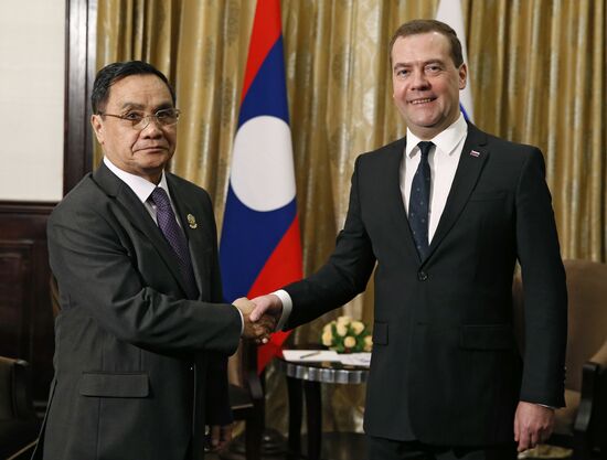 Dmitry Medvedev attends East Asia summit in Myanmar
