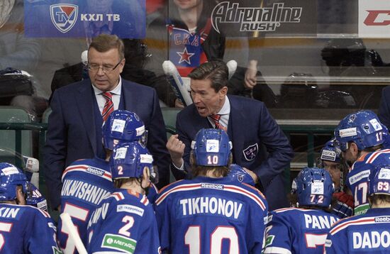 Kontinental Hockey League. SKA vs. Dynamo Moscow