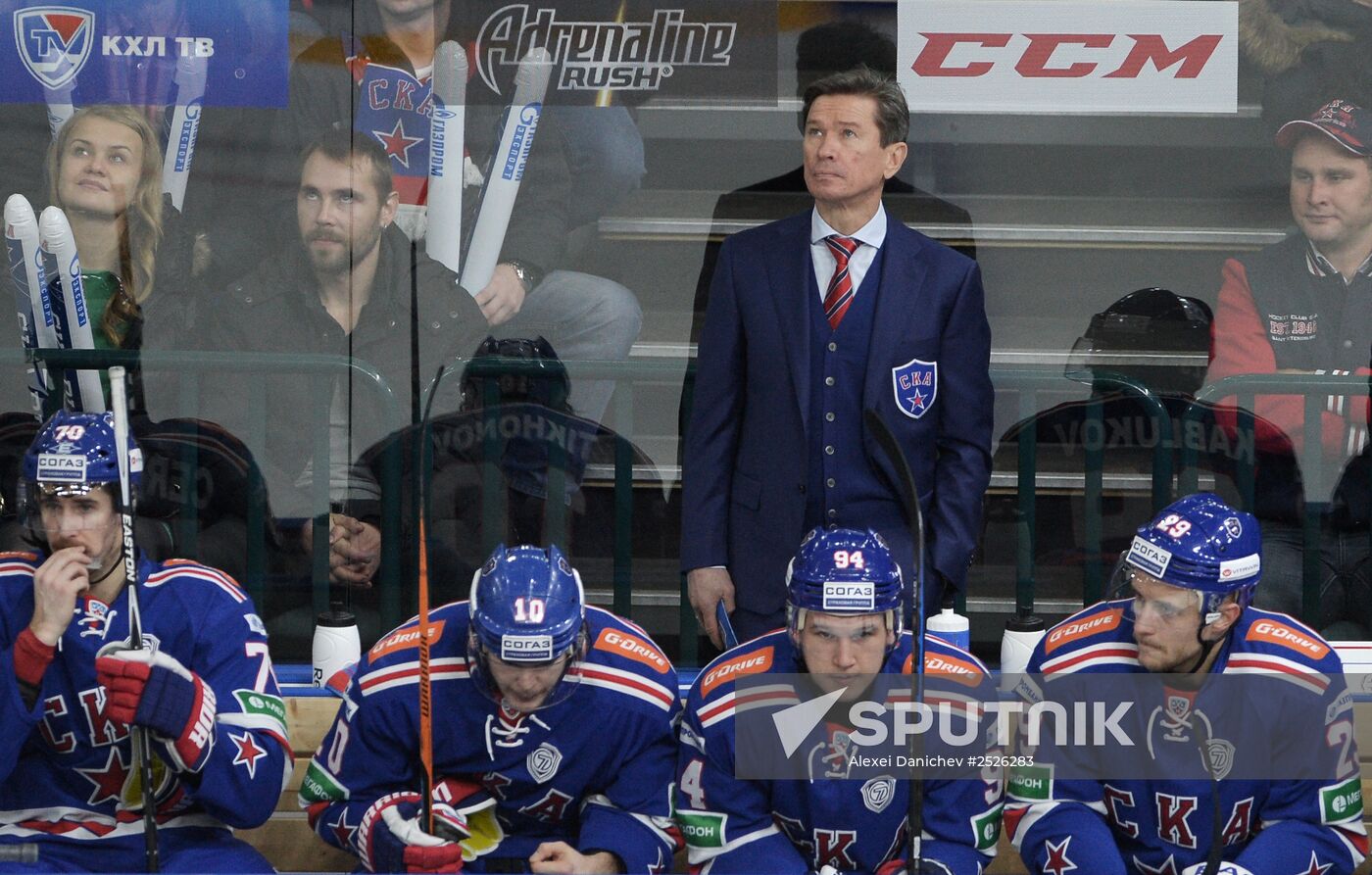 Kontinental Hockey League. SKA vs. Dynamo Moscow