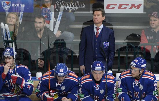 Kontinental Hockey League. SKA vs. Dynamo Moscow