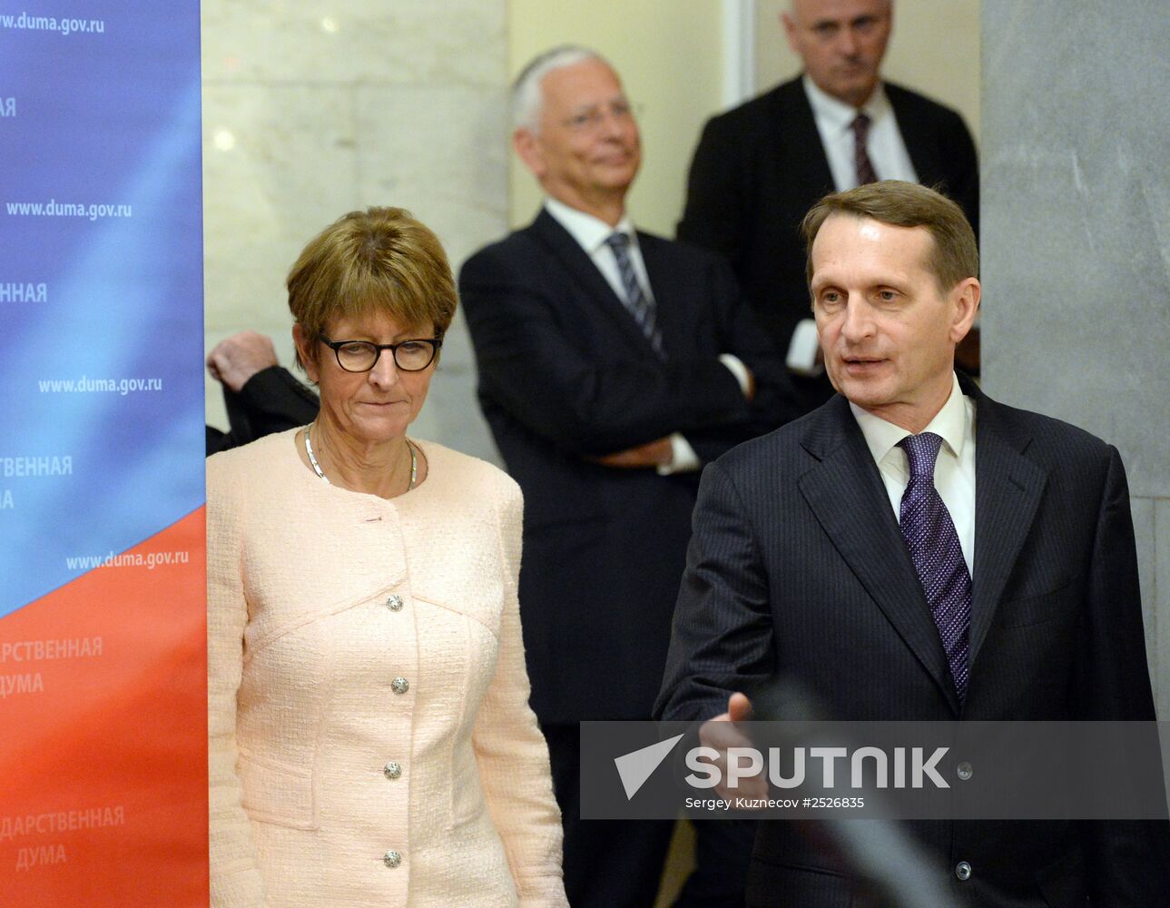 State Duma Speaker Sergey Naryshkin meets with PACE presidential Committee members