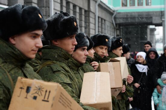 Conscripts recruited for Presidential Regiment