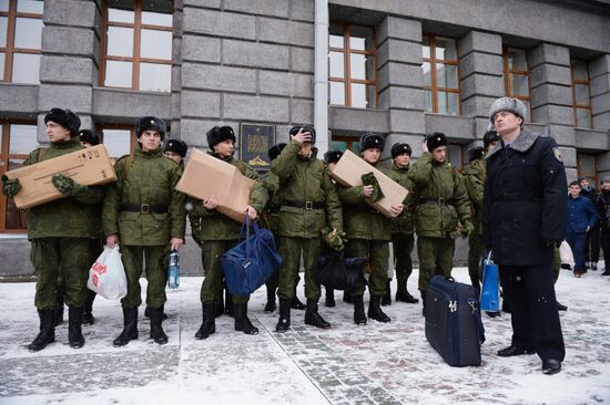 Conscripts recruited for Presidential Regiment