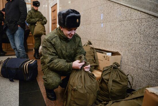 Conscripts recruited for Presidential Regiment